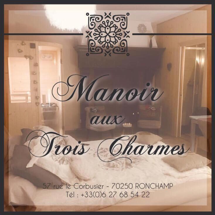 Manoir Aux Trois Charmes Bed and Breakfast Ronchamp Exteriör bild